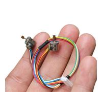 10PCS/LOT 6mm stepper electronic starter With gear Two-phase four-wire stepper electronic starter Small 2-phase 4-wire stepping electronic starter NWPNLXEA