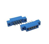 10pcs/Lot 805 Card Edge Connector 3.96mm Pitch 2x4Row 8 Pin PCB Slot Solder Socket SP8