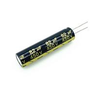 10pcs/lot 82UF 450v 82UF aluminum electrolytic capacitor size 13 * 50 20% MQXFCZUX