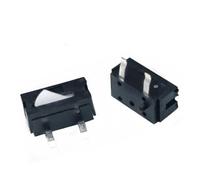 10pcs/lot black small/micro switch camera switch reset detection stroke limit miniature 2-foot straight foot Mouse switch