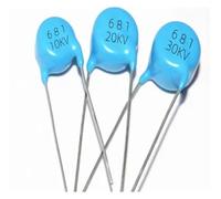 10pcs/lot High voltage ceramic dielectric let ultrahigh pressure ceramic chip capacitor 681 30 kv