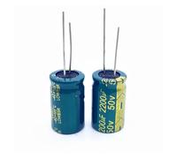 10pcs/lot P35 high frequency low impedance 50V 2200UF aluminum electrolytic capacitor size 16 * 25 2200UF 50V 50V2200uf 20% CZAOINCU