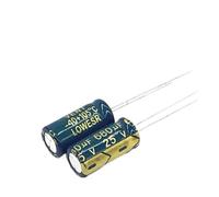 10pcs/lot Q01 25V 680UF Low ESR/Impedance high frequency aluminum electrolytic capacitor size 8 * 16 680UF25V 20% RRBXXUYN