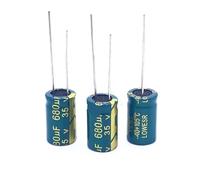 10pcs/lot T07 Low ESR/Impedance high frequency 35v 680UF aluminum electrolytic capacitor size 10x17mm 680UF35V 20% CZAOINCU