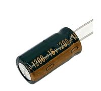 10pcs/lot T25 1200uf16V Low ESR/Impedance high frequency aluminum electrolytic capacitor size 10 * 20 16V 1200uf 20% CZAOINCU