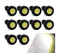 10PCS Luce Dell'occhio D'aquila Alta Potenza 18mm 9W Eagle Eye LED Per Luce Di Marcia Diurna Per Auto Moto Luci di Posizione DRL (Bianco)