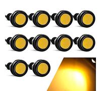 10PCS Luce Dell'occhio D'aquila Alta Potenza 23mm 9W Eagle Eye LED Per Luce Di Marcia Diurna Per Auto Moto Luci di Posizione DRL (Ambra)