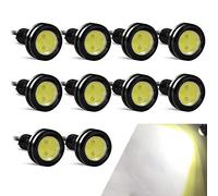 10PCS Luce Dell'occhio D'aquila Alta Potenza 23mm 9W Eagle Eye LED Per Luce Di Marcia Diurna Per Auto Moto Luci di Posizione DRL (Bianco)