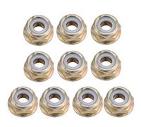 10pcs M10x1.25 Sinistro Mano Filo Lama Dado for Tagliaerba Decespugliatore Set
