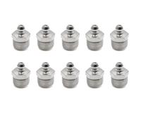 10pcs M14 x 1 Thread Nickel Plated Straight Grease Nipple Fitting for Car