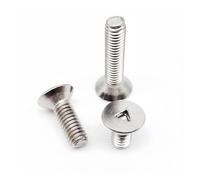 10pcs M2 M3 M4 A2-70 304 Stainless Steel Triangle Socket Triangular Slotted Round Pan Flat Countersunk Head Security Screw Bolt(Countersunk head,M3x16mm)