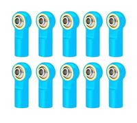 10pcs M3 M3 19mm Link Link Tie Rod Rod End Ball Compatibile con 1 a 10 modelli di corse crawler per auto RC come D110 CC01 e simili(Blue)
