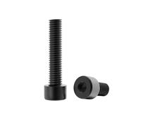 10pcs M3/M4/M5/M6 Viti macchina con testa cilindrica a bocca esagonale interna in lega di alluminio colorata, M3x12mm