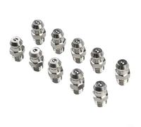 10Pcs M6 x 1 idraulico grasso Raccordi Set, acciaio inossidabile per uso industriale