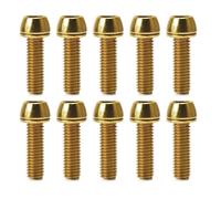 10Pcs M6x20mm Bike Stem Bulloni Vite Biciclette Stem Top Cover Bulloni Vite Biciclette Cuffie Con Rondelle Coperchio Superiore