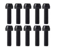10Pcs M6x20mm Bike Stem Bulloni Vite Biciclette Stem Top Cover Bulloni Vite Biciclette Cuffie Con Rondelle Coperchio Superiore