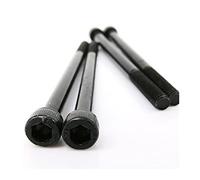 10PCS M8,140mm,Black Grade 12.9 Acciaio Acciaio Lungo lungo Allen Hexagon Hex Tappo Cappuccio a vite a vite