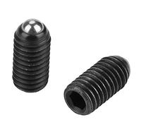 10pcs M8 Hex Socket Ball Spring Stantuffi Set filettatura a vite Sfera a stantuffo in acciaio al carbonio Sfera a stantuffo(M8*16)