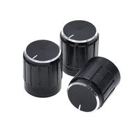 10Pcs manopola del potenziometro in lega di alluminio antiscivolo singolo doppio potenziometro speciale tromba 15 * 17mm manopola 15 * 17
