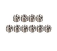 10Pcs Maschio Femmina Riduzione Parti di Fissaggio Dadi Nastri Adesivi e sigillanti Super Colla Dadi Filettatura Femmina M4 X 0.7mm Filettatura Maschio M8 X 1.25mm Inserti Filettati Chiusura in Acc