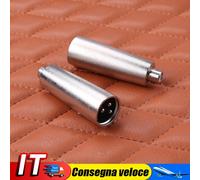 10pcs Metal XLR 3 Pin Male to RCA Female Audio Jack Adapter Plug Connector IT