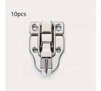 10pcs Metallo Chiusura Lucchetto Gancio Fermaglio Hardware a Levetta Serratura 4
