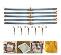 10Pcs Metallo Interno Flex Frames Chiusura Borsa Cerniere Clip a Molla Borsa Bacio Chiusura per Fai da Te Borsa Portamonete Cucito Accessori Artigianali