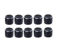10Pcs Metallo Potenziometro Manopola di Controllo 6mm Foro Albero Volumi di Controllo Manopola Rotante Sostituzione Manopole Pedale Chitarra Accessori Strumenti Elettronici