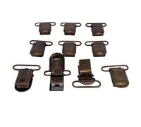 10pcs Metallo Reggicalze Clip 25mm Bavaglino Ciuccio Clip Supporto Craft