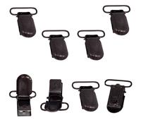 10pcs Metallo Reggicalze Clip 25mm Bavaglino Ciuccio Clip Supporto Craft