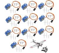 10pcs Micro Servo Motori 9G SG90 Kit Motore Micro Servomotore, Servomotore 9G Micro Servo Motor, Mini Servo 9g Servo Kit Compatibile per Robot RC, Barca Volante, Elicotteri, Aerei