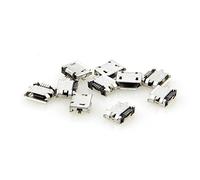 10pcs Micro USB MK5P 5pin Connettore Femmina Micro USB Presa di Ricarica Dritto Adattatore Convertitore Presa Caricatore Caricatore Montaggio a Pannello Cavo di Saldatura Connettore Cavo di Filo