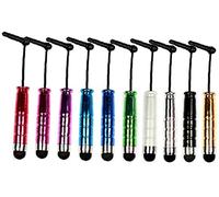 10Pcs Mini Alta Capacitivo Touch Screen Pen Capacitivo Resistivo Touch Screen Mini Stylus Penne Stylus Su Un Cavo Viene Con 10 Diversi Colorati Comput