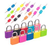 10pcs Mini Blocco del diario del lucchetto del lucchetto senza ruggine con le