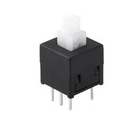 10PCS Mini interruttore a pulsante 6Pin Push tattile Power Autobloccante pulsante On/Off Interruttore a scatto 8.5X8.5mm