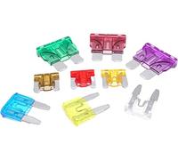 10pcs mini micro fusibili standard 5a 7. 10a 15a 20a 25a 30a 35a 40a AMP Clip Assortment Auto Blade Tipo Fuse Set for camion for auto(15a,Micro)