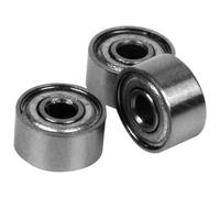 10pcs Miniatura Gomma Sigillato Metallo Protetto Metrico Radiale Cuscinetto