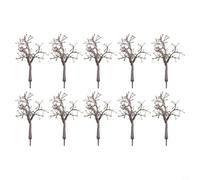 10pcs Modello Scenario Nudo Tronco Alberi per la Ferrovia Layout Diorama Fotografia e Modello Architettonico Scena Building