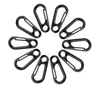 10Pcs Molla Gancio Holder Portachiavi Moschettone In Lega di Zinco Moschettone Portachiavi Clip Multifunzione Zaino Accessori