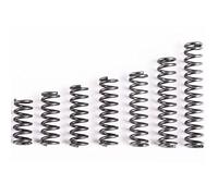 10pcs Molle Zincate Piccole Molle di Compressione Kit Assortimento di Molle di Compressione per Riparazioni in Negozio e a Casa WD 0.8mm/0.03", OD 6-14mm/ 0.24-0.55", Lunghezza 10-50mm/0.39"-1.97" ( S
