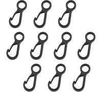 10Pcs Moschettone Clip Gancio di Plastica Campeggio Moschettone Fibbia Multifunzione Snap Hook Attrezzature Da Campeggio Tenda Fibbia Clip Ganci Tenda Esterna Strumento Accessori