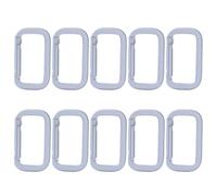 10Pcs Moschettone Lega di Alluminio Moschettone Gancio Snap Molla Clip Per Escursioni All'aperto Campeggio Pesca Leghe di Alluminio Gancio
