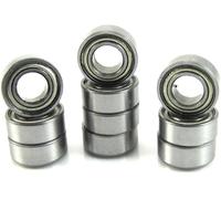 10Pcs MR105 MR105ZZ in Miniatura Cuscinetti a Sfera Mini Cuscinetto 5 X 10 X 4 M