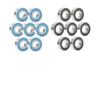 10pcs MR106 2RS 6x10x3 mm Rubber Sealed Miniature Deep Groove Ball Bearing 623 686 687 688 695 6700 6701 RS 6 * 10 * 3 ABEC-3(688-2RS 8x16x5mm)