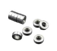 10pcs MR126 ZZ 6x12x4mm cuscinetti a sfera Velocità del cuscinetto in miniatura 1260 diametro interno 6 mm compatibile con vari piccoli macchinari e dispositivi
