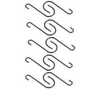 10pcs Multiuso Hanging Ganci A Vestiti Ganci da gabbia Uso Home Ganci di ferro