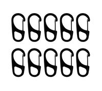 10Pcs Multiuso Moschettone In Acciaio Inox Gancio Molla Clip Per Escursionismo All'aperto Campeggio Pesca Portachiavi Forma D Arrampicata Moschettone Clip