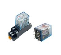 10pcs MY2P HH52P MY2NJ Relay Coil DPDT Electromagnetic Relay Switch with Socket Base LED AC 110V 220V DC 12V ICXLPMC(DC,6V)