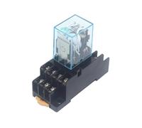 10pcs MY4NJ Coil AC12V AC24V DC12V DC24V DC 36V AC110V AC220V HH54P 5A 220V Miniature Electromagnetic General Purpose Relay(AC24V)