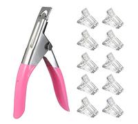 10PCS Nail Tips Clip Quick Building Extension Falso Tip U a forma di Tagliatore Manicure Trimmer FAI DA TE Unghie Francesi